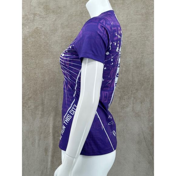 Pearl Izumi Shirt Womens Small Purple Graphic Fleet Fleet Sports Orlando Cycling - Picture 4 of 10